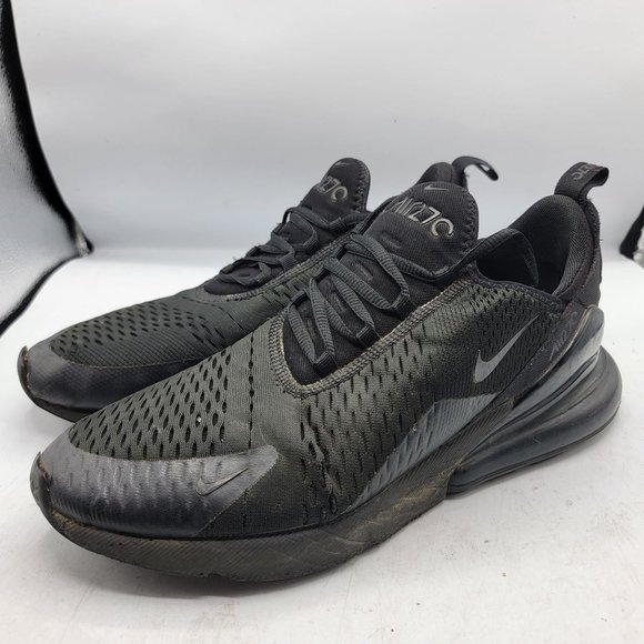 Nike Air Max 270 Mens Size 11 Triple Black Shoes Athletic Running AH8050-005 main image 6